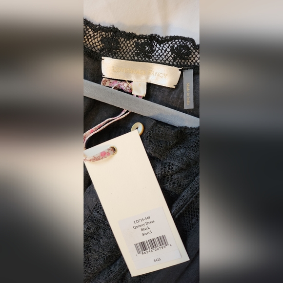 Loveshackfancy quincy dress black size S/2. - Picture 6 of 7